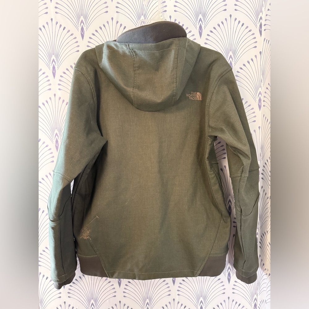 The North Face Cryptic Olive Hooded Jacket Mens size large - Picture 7 of 9